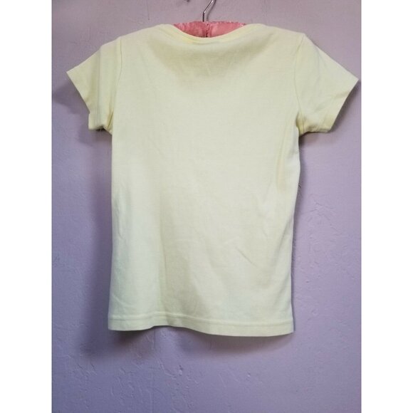 Saint James Womens Ajaccio II T-Shirt Size 4 Yellow Round Neck Short Sleeve - Picture 2 of 7
